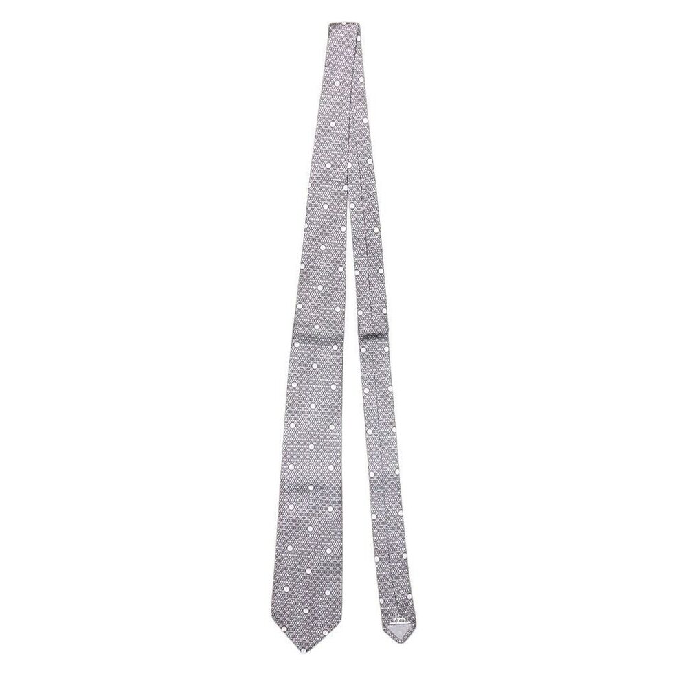 NWT Loewe Madrid Al-Andalus Pink Gray Designer Neck Tie 100% Silk Italy Made